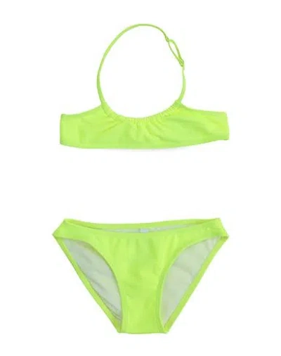 Finger In The Nose Babies'  Toddler Girl Bikini Acid Green Size 4 Pes - Polyethersulfone, Elastane