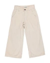 Finger In The Nose Toddler Girl Pants Ivory Size 4 Cotton In White