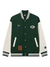 Fingercroxx Appliqué Buttoned Jacket In Green