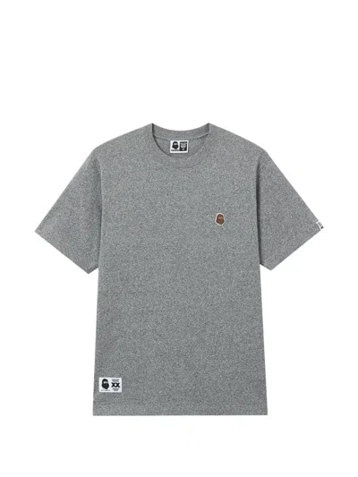 Fingercroxx Appliqué T-shirt In Gray