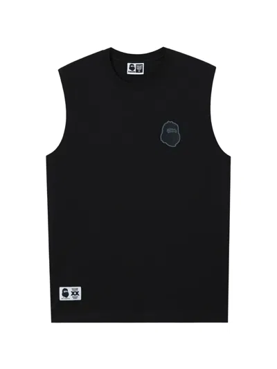 Fingercroxx Appliqué Tank Top In Black