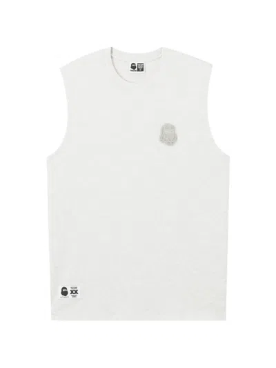 Fingercroxx Appliqué Tank Top In White