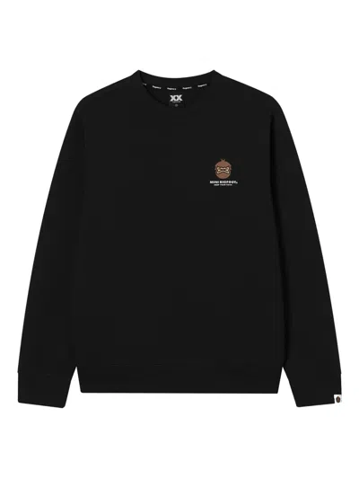 Fingercroxx Bigfoot-print Sweatshirt In Black