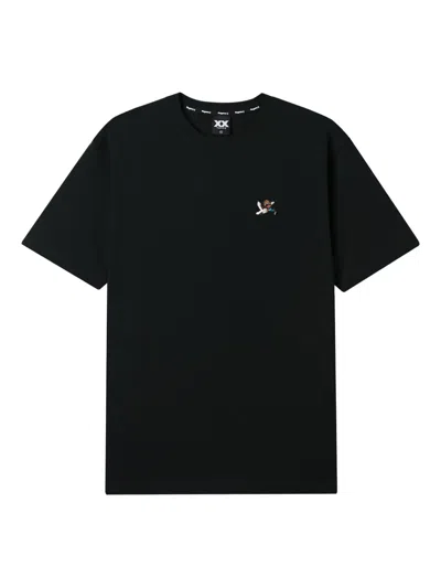 Fingercroxx Bird-graphic Cotton T-shirt In Black