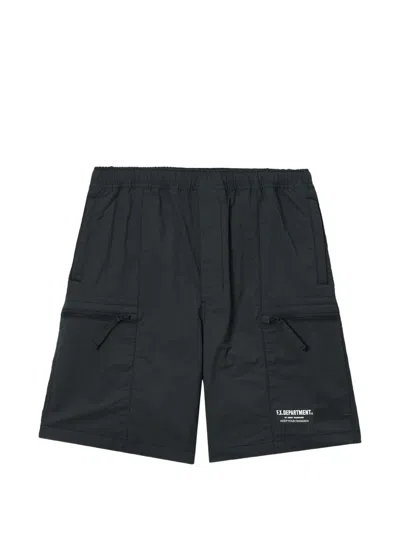 Fingercroxx 지퍼 포켓 쇼츠 In Black