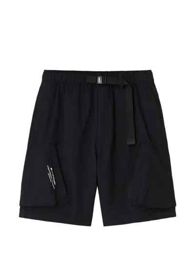 Fingercroxx 카고 포켓 쇼츠 In Black