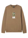 Fingercroxx Camouflage-appliqué Sweatshirt In Brown