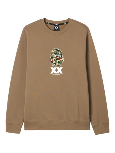 Fingercroxx Camouflage-appliqué Sweatshirt In Brown