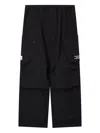 Fingercroxx Cargo-pockets Trousers In Black
