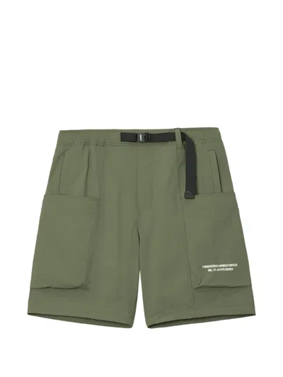 Fingercroxx Cargo Shorts In Green