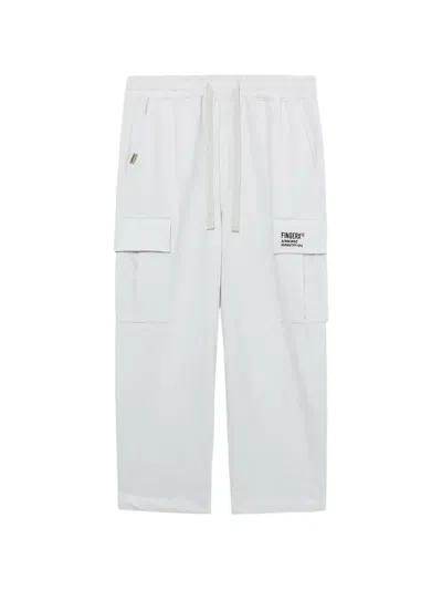 Fingercroxx Cargo Trousers In Gray