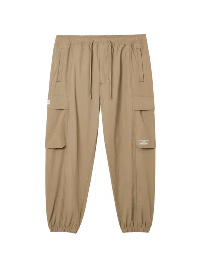 Fingercroxx Cargo-pockets Track Pants In Neutral