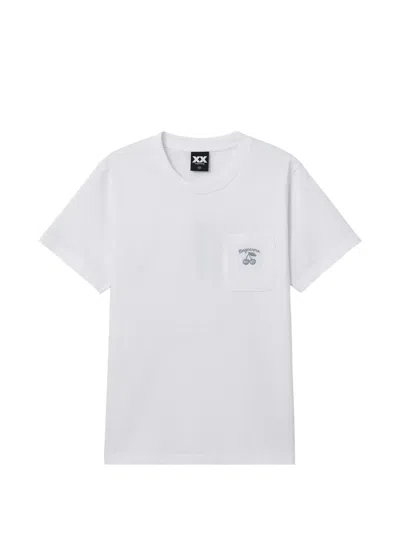 Fingercroxx Chest-pocket T-shirt In White