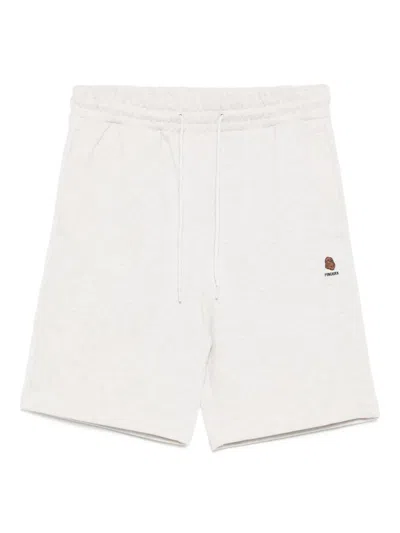 Fingercroxx Cotton Shorts In White