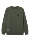 Fingercroxx Cotton Sweatshirt In Green