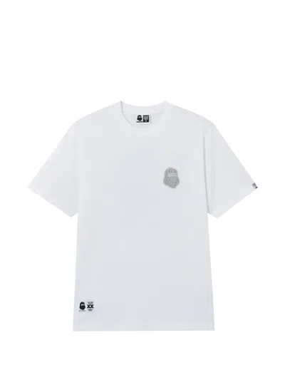 Fingercroxx Crew-neck Cotton T-shirt In White