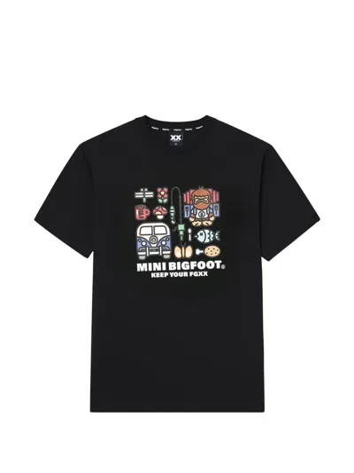 Fingercroxx Crew-neck T-shirt In Black
