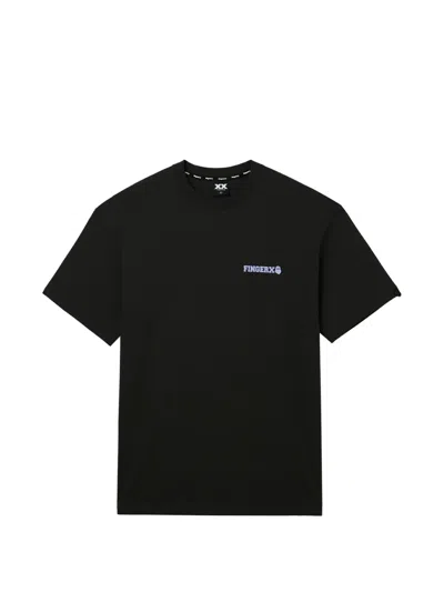 Fingercroxx Crewneck T-shirt In Black