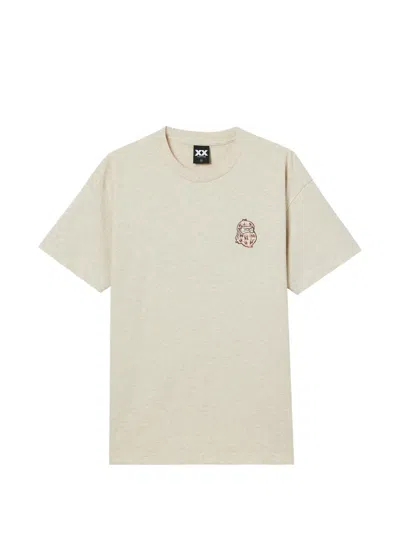Fingercroxx Crew-neck T-shirt In Neutral