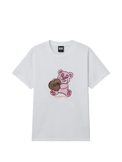 Fingercroxx Crew-neck T-shirt In White