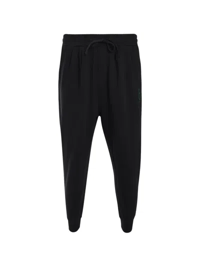 Fingercroxx Drawstring Logo Track Pants In Black