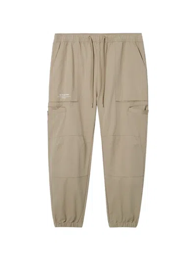 Fingercroxx Drawstring Pocket Track Pants In Neutral