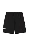 Fingercroxx Drawstring Shorts In Black