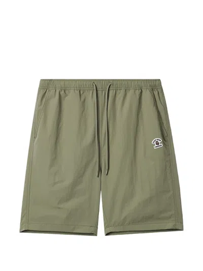 Fingercroxx Drawstring Shorts In Green
