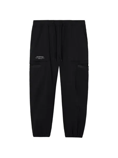 Fingercroxx Drawstring Track Pants In Black