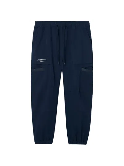 Fingercroxx Drawstring Track Pants In Blue