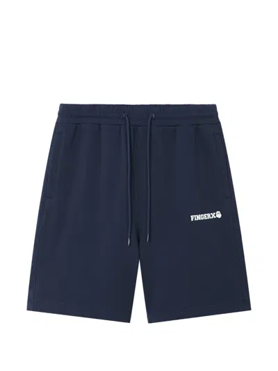 Fingercroxx Joggingshorts Mit Kordelzug In Blue