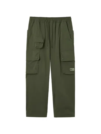 Fingercroxx Drawstring-waist Cargo Pants In Green