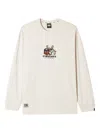 Fingercroxx Embroidered Animal Long-sleeve T-shirt In White