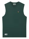 Fingercroxx Embroidered Cotton Vest In Green