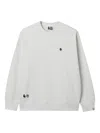 Fingercroxx Embroidered Crew-neck Sweatshirt In Gray