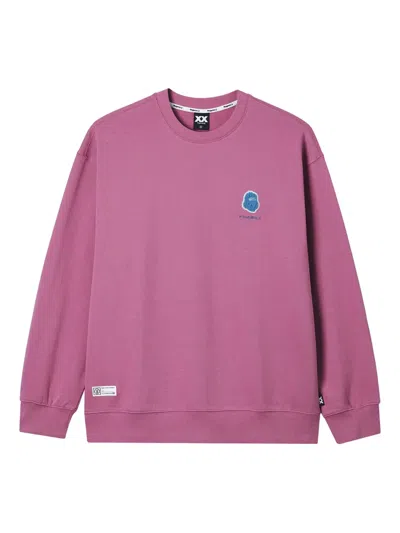 Fingercroxx Embroidered Crew-neck Sweatshirt In Multi