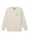 Fingercroxx Embroidered Crew-neck Sweatshirt In Neutral