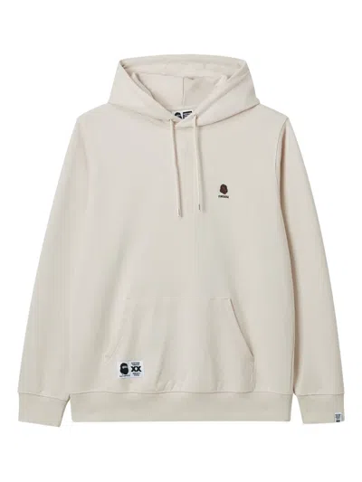 Fingercroxx Embroidered Hoodie In Neutral