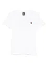Fingercroxx Embroidered-logo Patch T-shirt In White