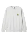 Fingercroxx Embroidered Logo Sweatshirt In Gray
