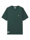Fingercroxx Embroidered-logo T-shirt In Green