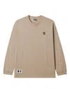 Fingercroxx Embroidered Long-sleeve T-shirt In Brown