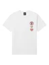 Fingercroxx Embroidered-patch T-shirt In White