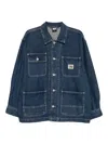 Fingercroxx Four-pocket Denim Jacket In Blue