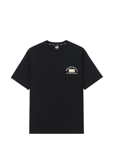 Fingercroxx Graphic Crewneck T-shirt In Black