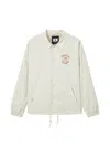 Fingercroxx Graphic Drawstring Jacket In Neutral