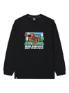 Fingercroxx Graphic Long-sleeve Top In Black
