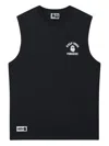 Fingercroxx Graphic-print Cotton Vest In Black