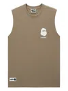 Fingercroxx Graphic-print Cotton Vest In Green