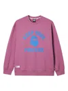 Fingercroxx Graphic-print Crew-neck Sweatshirt In Purple